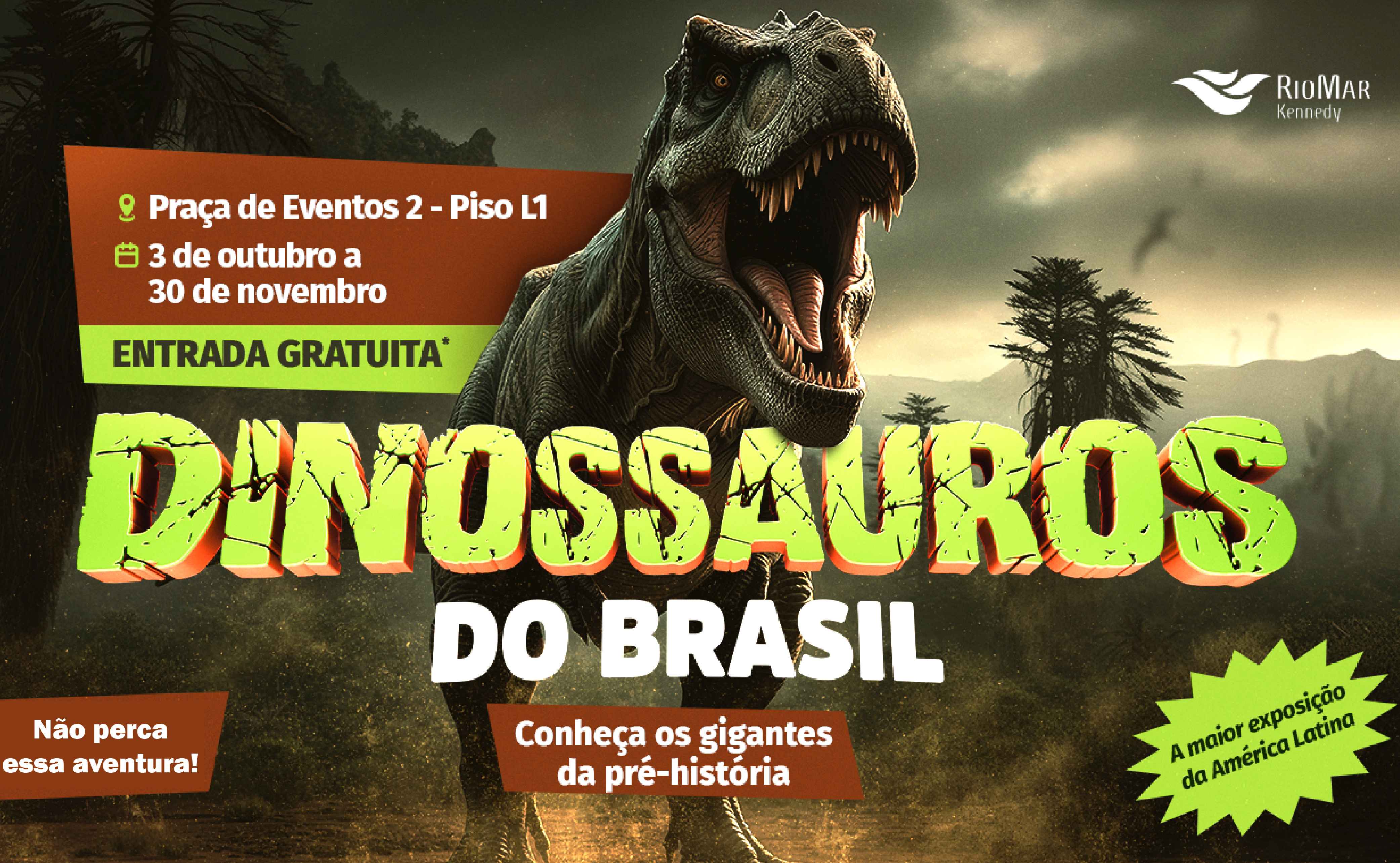 Exposição Dinossauros do Brasil